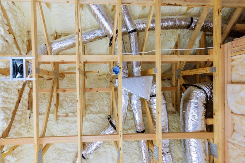 Insulated Ducts in Attic